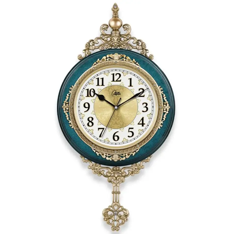 European Retro Pendulum Wall Clock – Elegant Decor 4