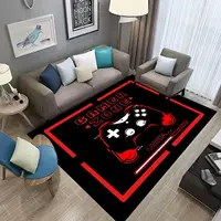Modern Cartoon Video Game Controller Printed Carpet for Living Room Gamer Gaming Floor Mat Bedroom Bedside Sofa Table Area Rug 1