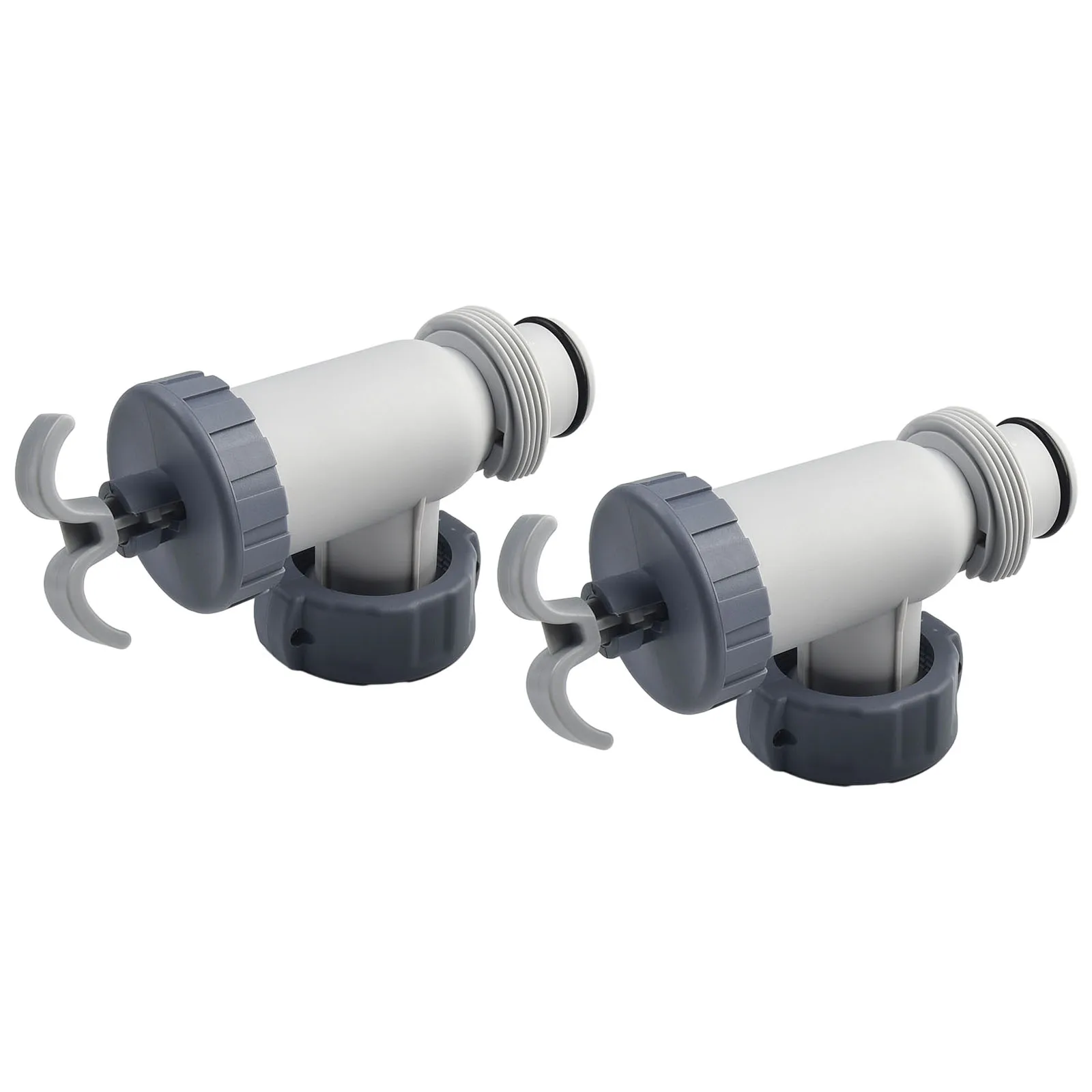 

Уплотнительные прокладки для 2 поршневых клапанов, гайки и шланговые адаптеры для бассейнов Intex выше земли поддерживают ваш бассейн в максимальном состоянии