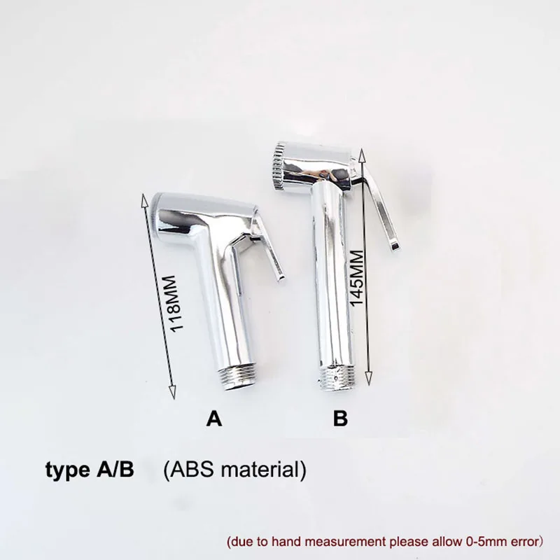 1.5m 2m protable ABS Toilet Bathroom Hand Held Bidet Anal Shower Sprayer Head Spray hose spring water ass clean tube Tap home