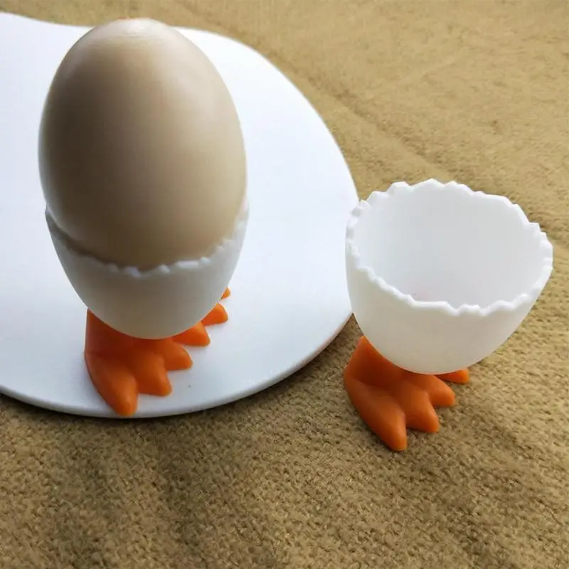 Egg Cup Stand Egg Holder for Countertop Soft Boiled Holder for Easter Decor Chicken Feet Tray Breakfast Brunch Home egg cups holder