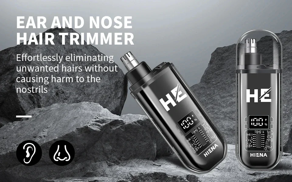 Portable Mini Nose Hair Trimmer Electric USB Rechargeable Painless Relaxed Cut Nose Hair Household Appliances For Men Women 5