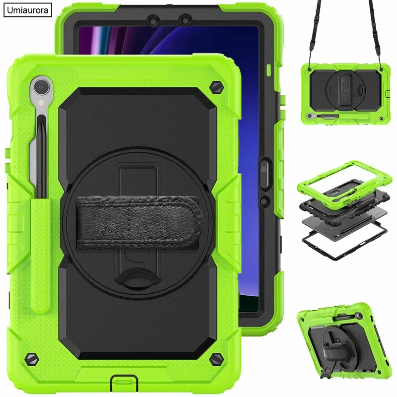 Heavy Duty Shockproof Kids Tablet Case with Silicone Armor Stand
