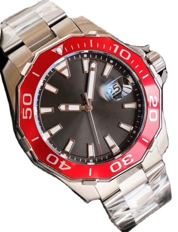 

mens automatic mechanical watch Red Ceramic