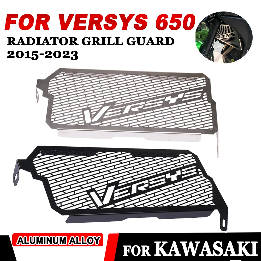 

For KAWASAKI VERSYS 650 2015 - 2023 VERSYS650 Motorcycle Accessories Radiator Grille Guard Anti-collision Grill Protector Cover