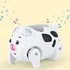 Electric LED Lighting Musical Pig Animal with Leash Walking Toy Kids Xmas Gift Electronics Robot Gifts Children Birthday Present 2