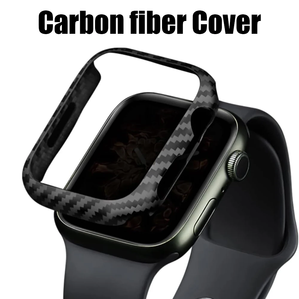 Carbon Fiber Bumper Protector for Smartwatch - Durable Cover & Accessories