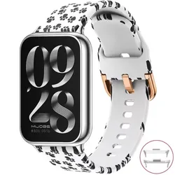 Enhanced Silicone Smartwatch Strap - Replacement Wristband Bracelet for Xiaomi 8 Pro (橄榄绿)