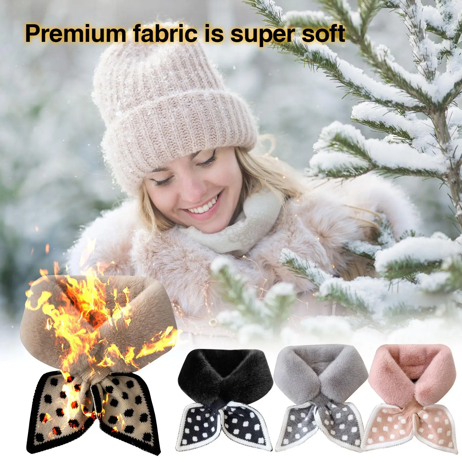 Рисунок 5 - Вязаная Шаль из искусственного кроличьего меха