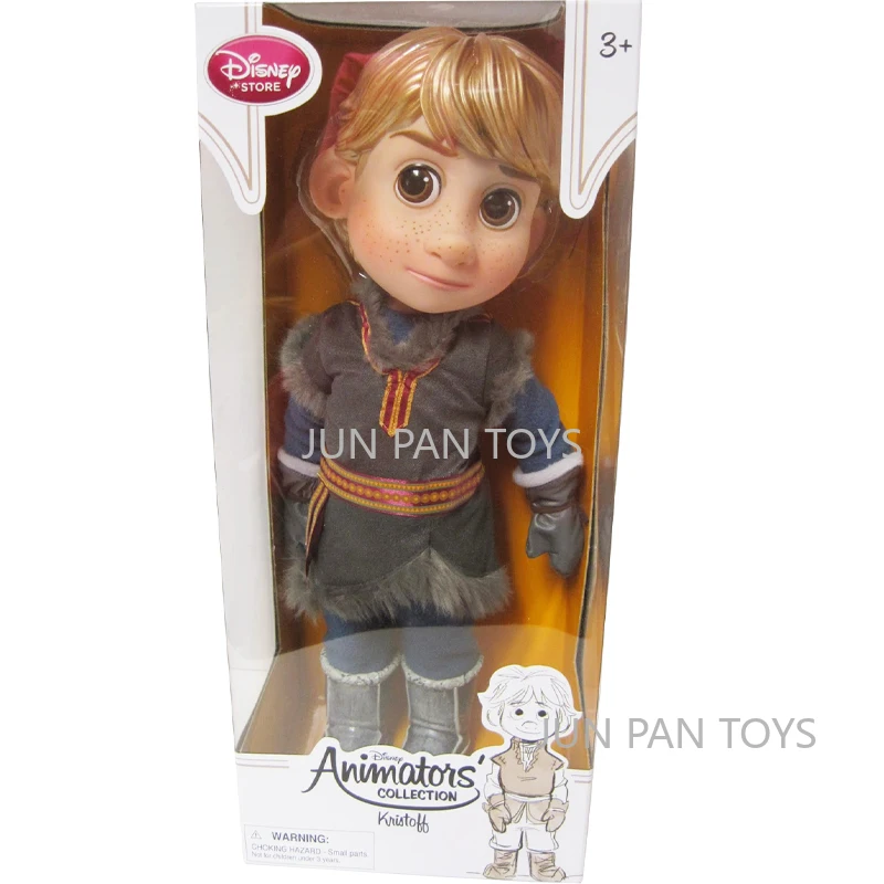 thumbnail image 1 of Muñeca original de la colección de princesas Disney Animators, Elsa, 40 cm, Blancanieves, Anna, Bella, Ariel, figura de anime, modelo de muñeca animadora, juguetes, 1 of 5