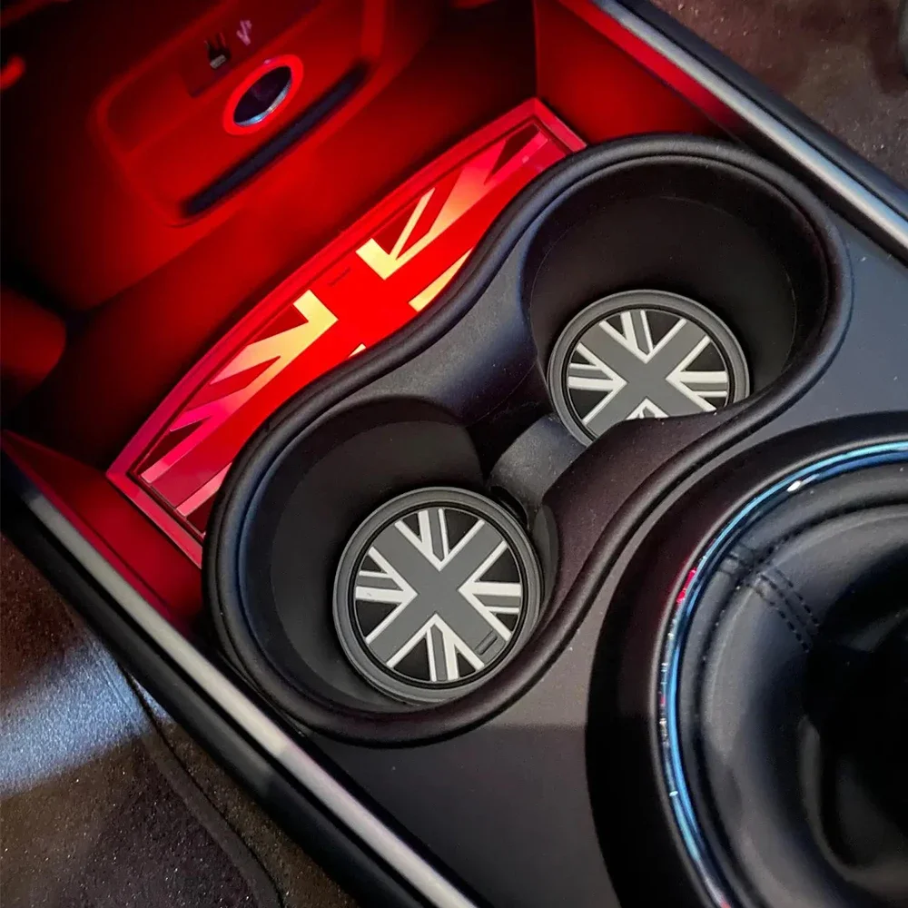 Mini F55 F56 Car Cup Coaster, 3PCS Groove