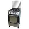 Gas Stove With Oven, Upright Connected, 6-6, 4-burner Multifunctional Integrated Oven 4