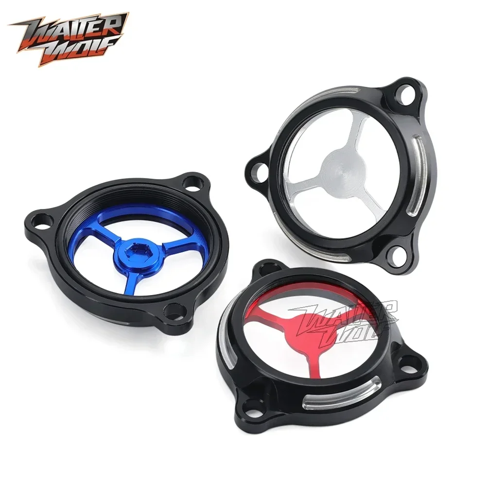 Dirt Bike Starter Idle Gear Cover For Suzuki DRZ 400 400E 400S 400SM LTZ400 LTR450 Engine Oil Filter Caps DR-Z400 DR-Z LT-Z 400