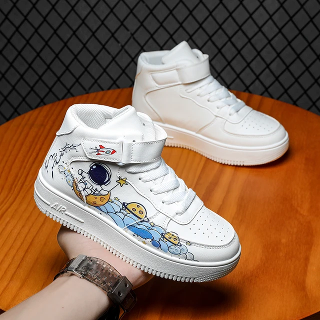 Nike Air Force 1 Low Chrome Hearts Hand-Painted by Matty Boy | Size 11, Sneaker in White/Black/Green