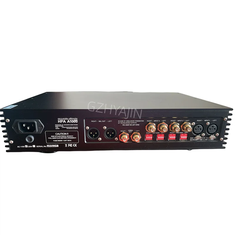 Accurate HPA-A1000 MK2 Balanced Preamplifier, Dynamic, Flat 