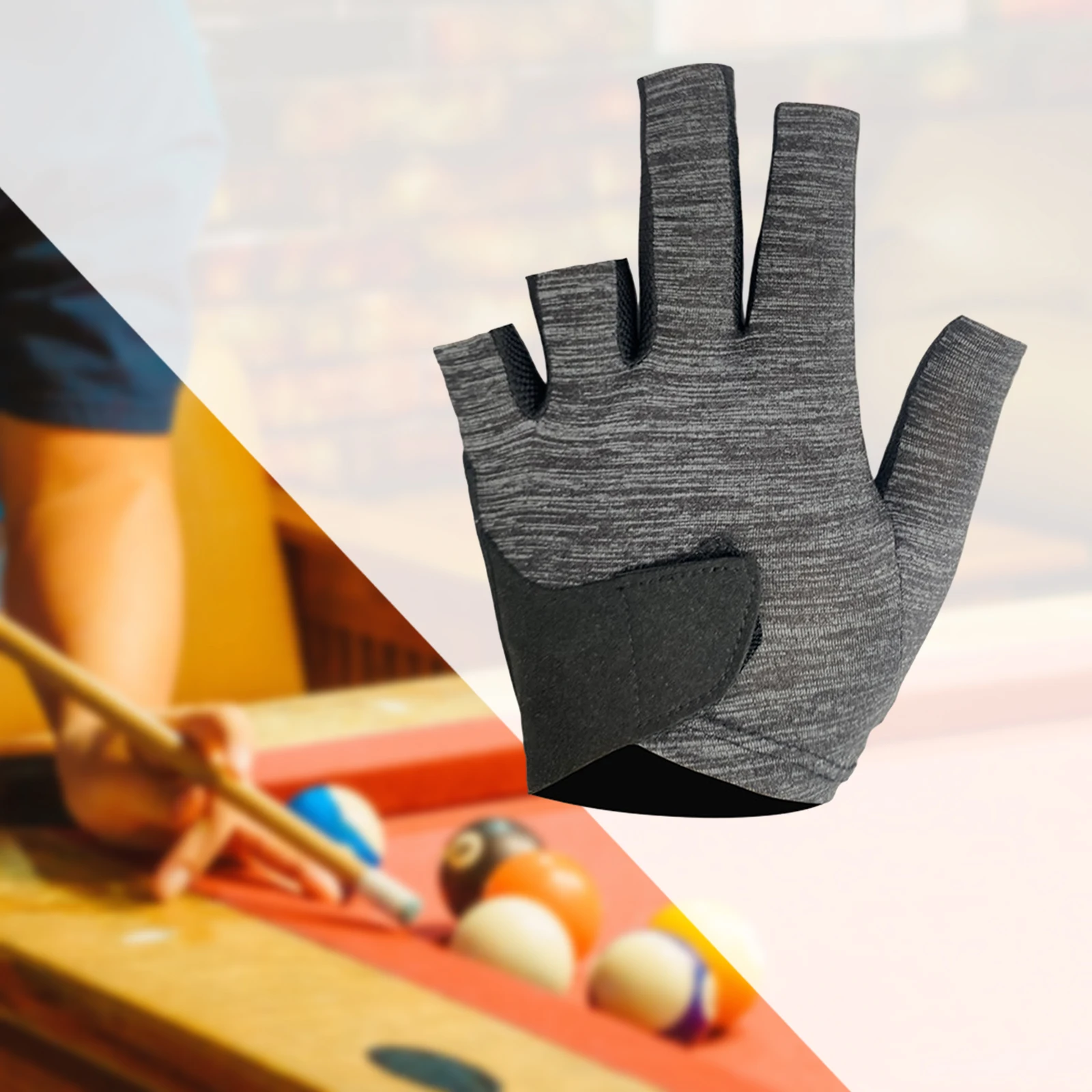 Guanti Da Biliardo A 3 Dita Sahgsa - Elastici, Antiscivolo, Per Mano Sinistra - Foto 11