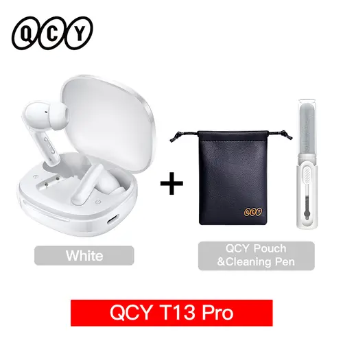QCY T13 Pro HT23 Adaptive ANC Wireless Earbuds 13mm Drivers Powerful Bass 50dB Hybrid ANC Bluetooth 6.0 Earphones 6 Mics ENC 47H - Image 20