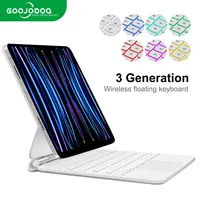 GOOJODOQ Magic Keyboard for iPad Pro 11 2024  Air 4 Air 5 Air 6 for iPad 12.9 10th Generation 6th 5th 4th 3rd Gen Cover Case