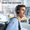 soundcore by Anker Q20i Hybrid Active Noise Cancelling Headphones Wireless Over-Ear Bluetooth 40H Long ANC Playtime - Image 6