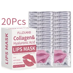 Pink Lip Mask Sheets - Hydrating & Dark Spot Reducing Skincare Treatment (20 Pack) (Lip Mask)