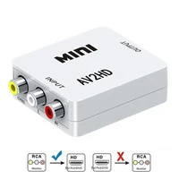 HDMI-Compatible AV Scaler Adapter HD Video Converter Box HDMI-Compatible to RCA AV/CVSB L/R Video 1080P Support NTSC PAL - Image 5