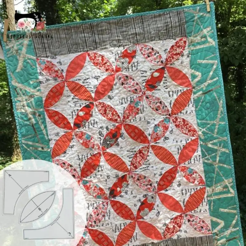 M17F 국내 재봉틀을 위한 무료 모션 퀼팅 템플릿 DIY Handmade Lover