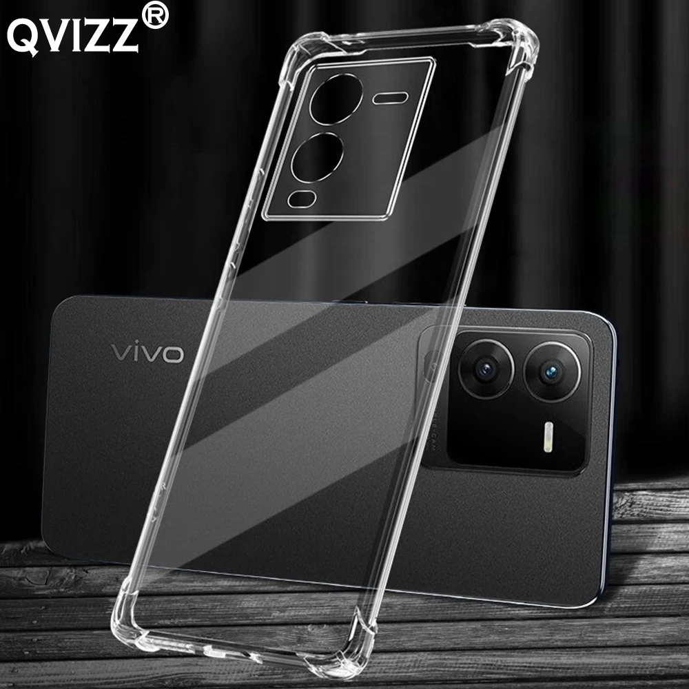 

Luxury Clear Case For vivo V25 V25e V2201 V2202 Soft Silicone Armor Shockproof Transparent Phone Cover vivoV25e vivoV25