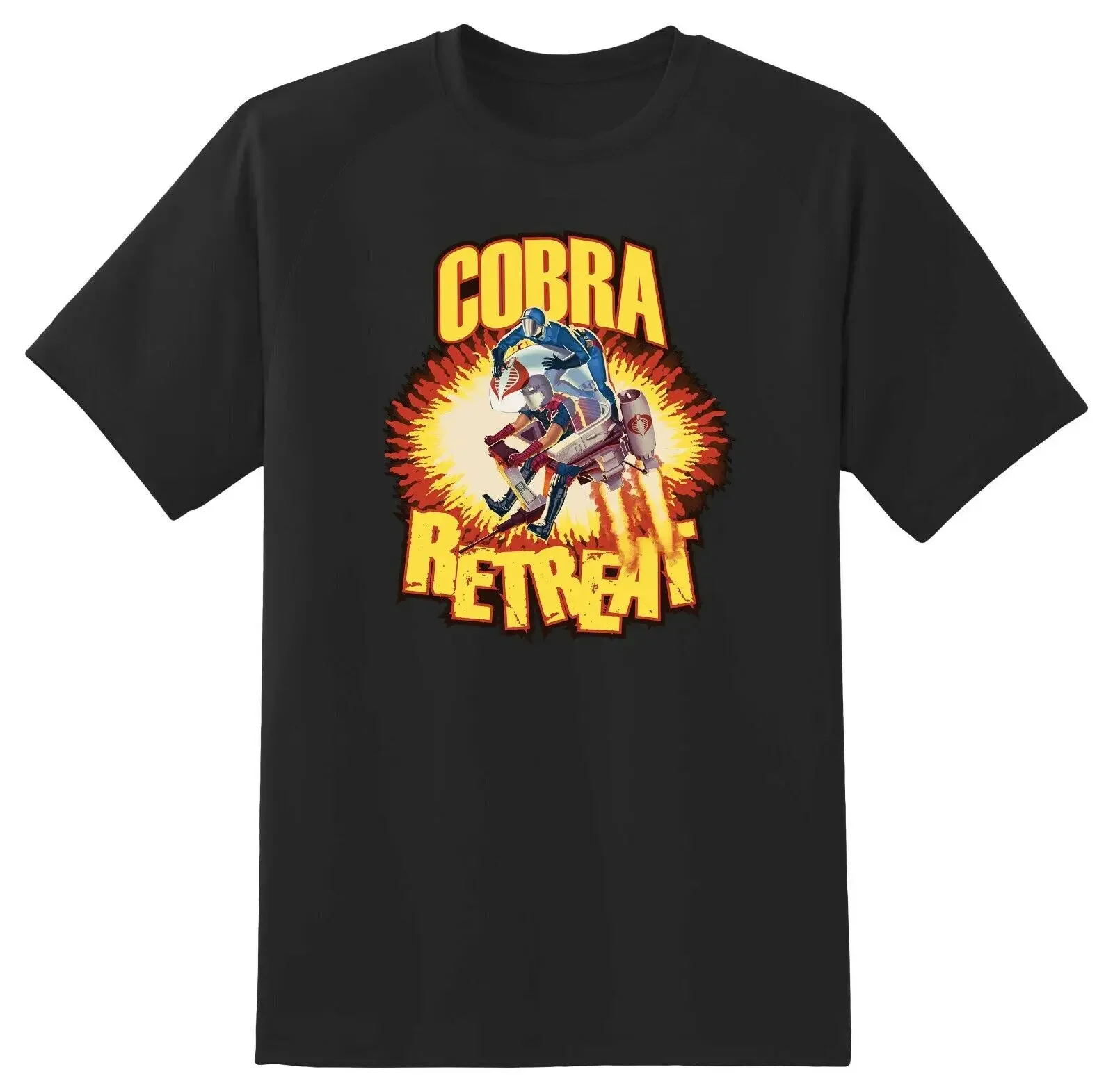 Gi Joe "Cobra Release" T Shirt - Cobra Commander Noise Bubble Animated Movie