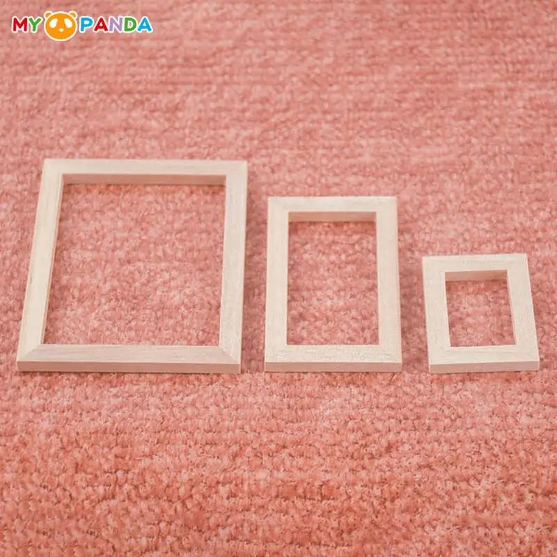 1:12 Dollhouse Photo Frames Mirror Frames Photo Border Picture