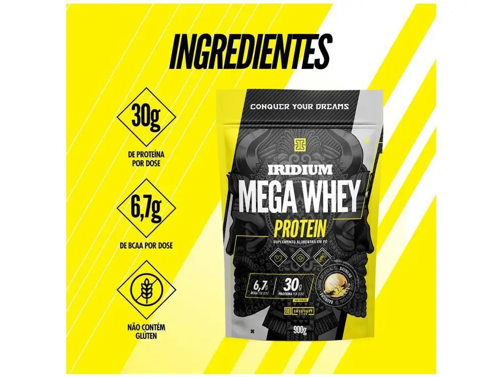 Whey Protein Iridium Labs Mega Baunilha 900g 4