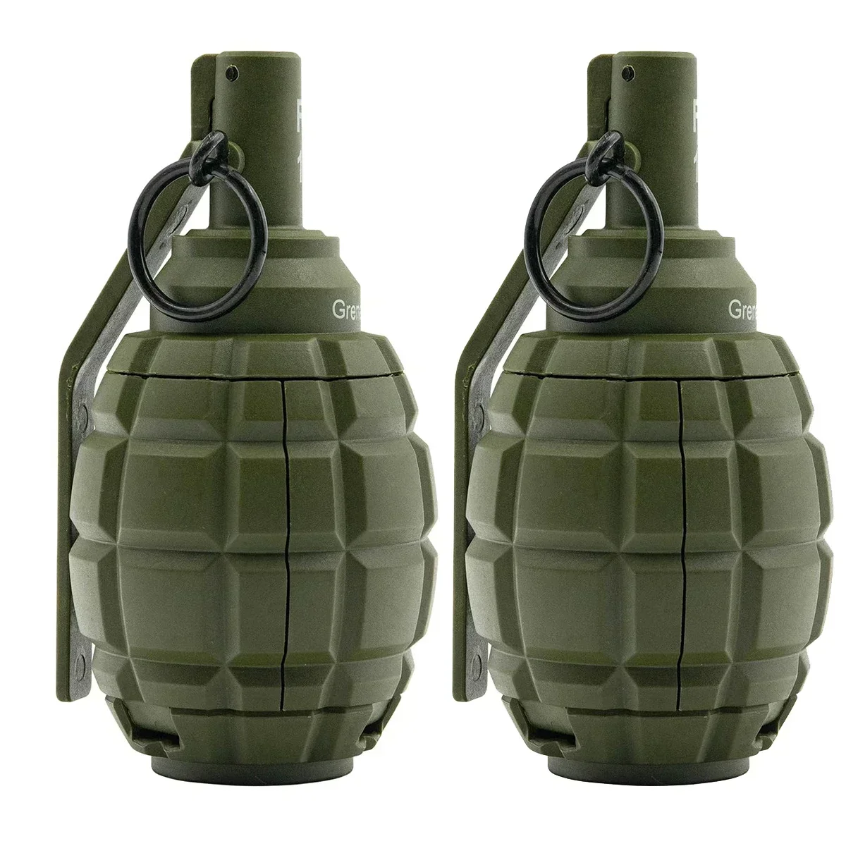 APlastic Handgranaten Spielzeug Dummy Granate Modell mit Wasserball für Tactcial Airsoft Paintball Rollenspiel Prop CS Battle Game – Detail 7