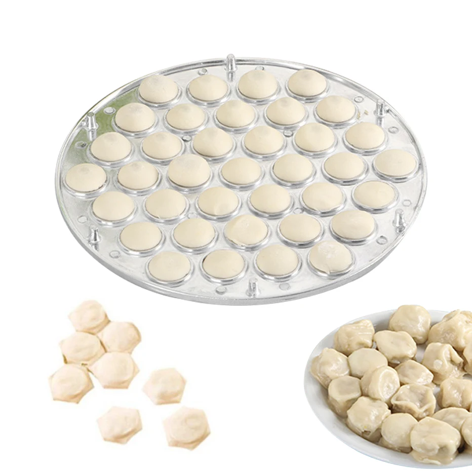 37 Holes Kitchen Dough Press Ravioli Making Mould Dumpling Skin Artifact Mold DIY Batch Production Pasta