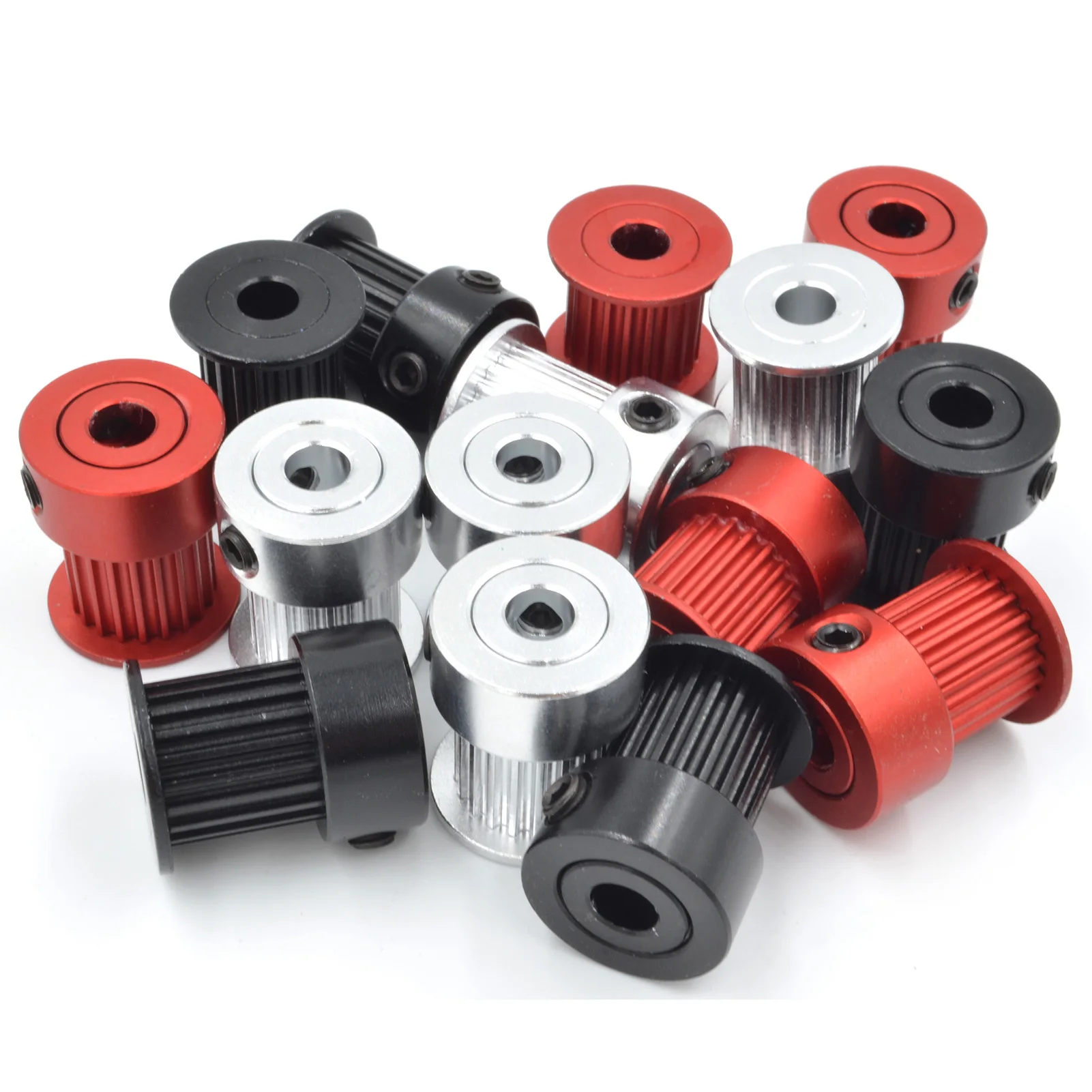Timing Pulley 20 Teeth 2GT 2MGT Bore 5/6/6.35/8mm for Belt width 10/15mm GT 2M Synchronous Belt Small Backlash 20T 20Teeth timing belt pulley timing pulley fixed pulley belt pulley