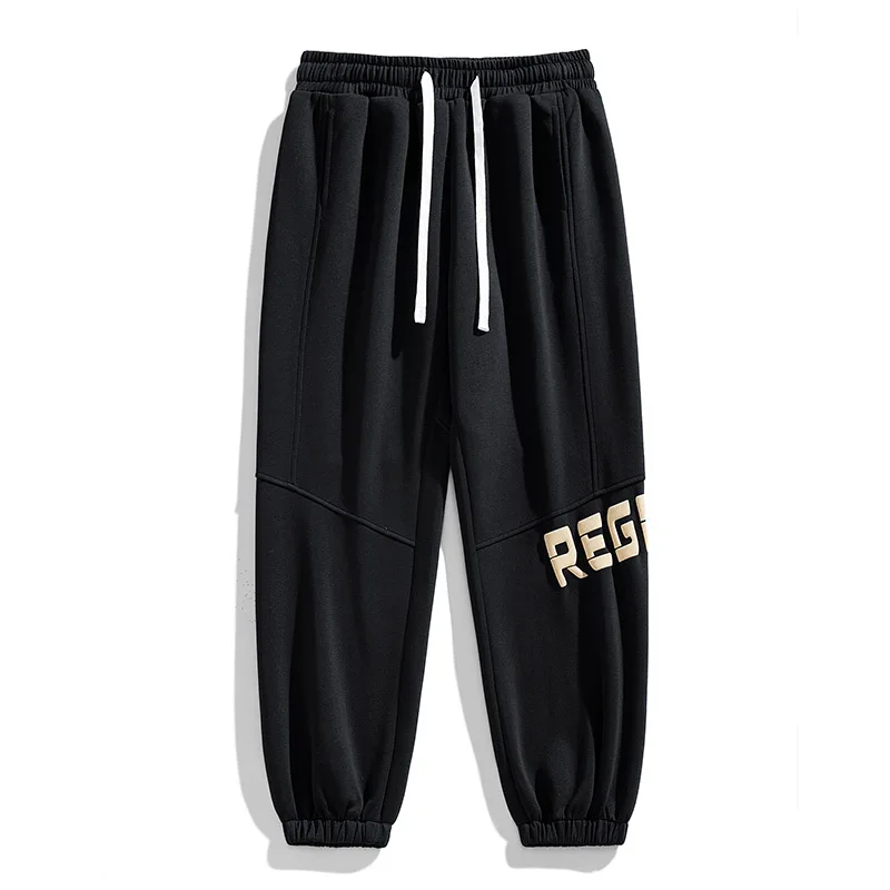 

Men Spring Animation Baggy Pants Cotton Drawstring Sports Casual Trousers Loose Jogging Pants High Street Harajuku Sweatpant