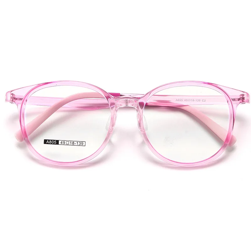 Ultra light Children's Mirror Frame Kids Round Glasses Children Boy Girls Computer Prescription Without Screws Eyeglasses Frame anti blue light glasses kids glasses optical spectacle frames