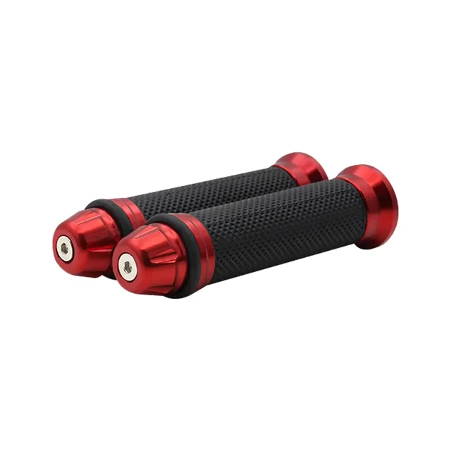1Pairs Anti-Slip Motorcycle Grips Hand Handlebar Bar Grips Bicycle Rubber Mountain Cycle Handle Handlebar Bar Grips