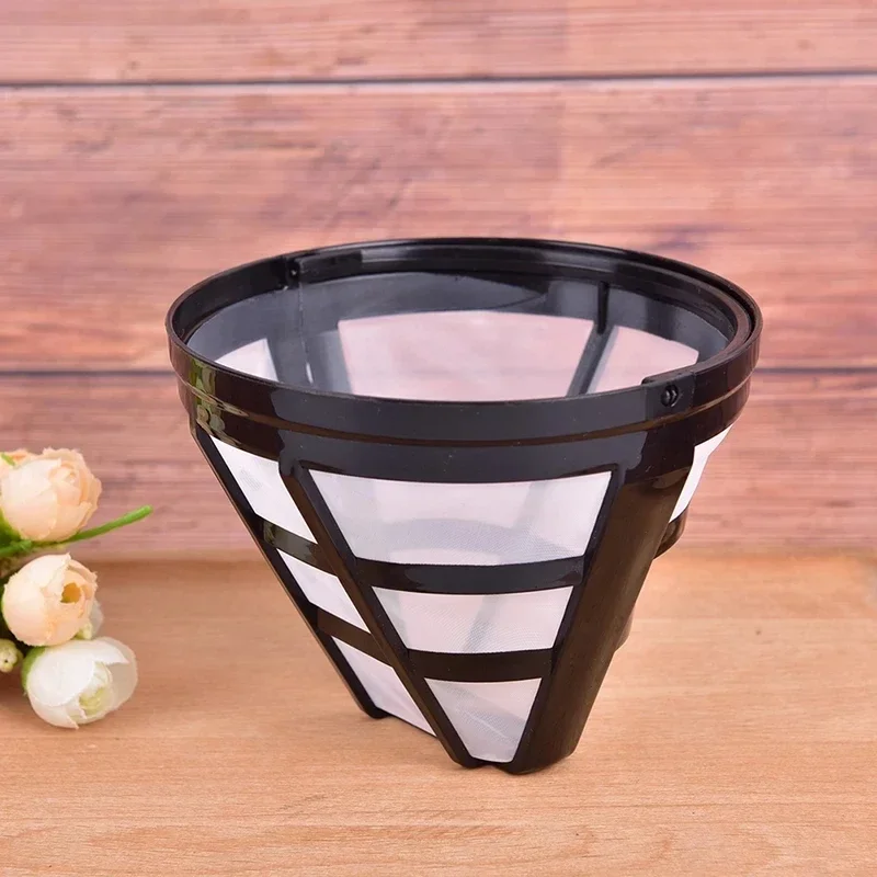 1pc Reusable Replacement Coffee Filter Coffee Maker Accessories Machine Strainer Basket Cup Style Kitchenware Handmade