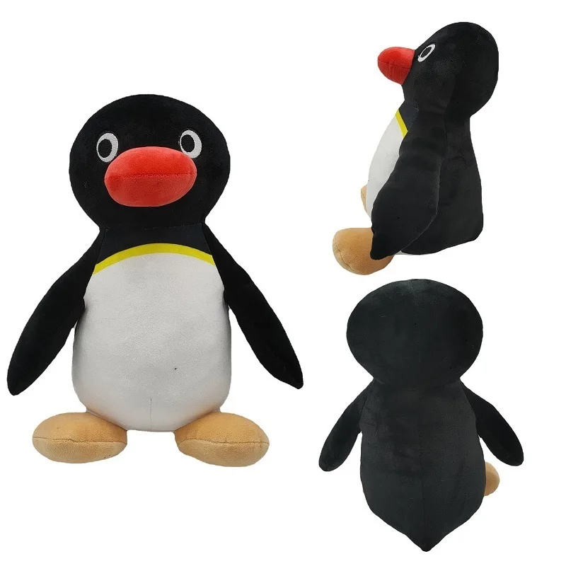 

31cm Classic Cartoon Hot Pingu Anime Soft Stuffed Cute Naughty Animal Penguin Pinga Pingi Plushie Doll Toys Gifts For Kids Boys