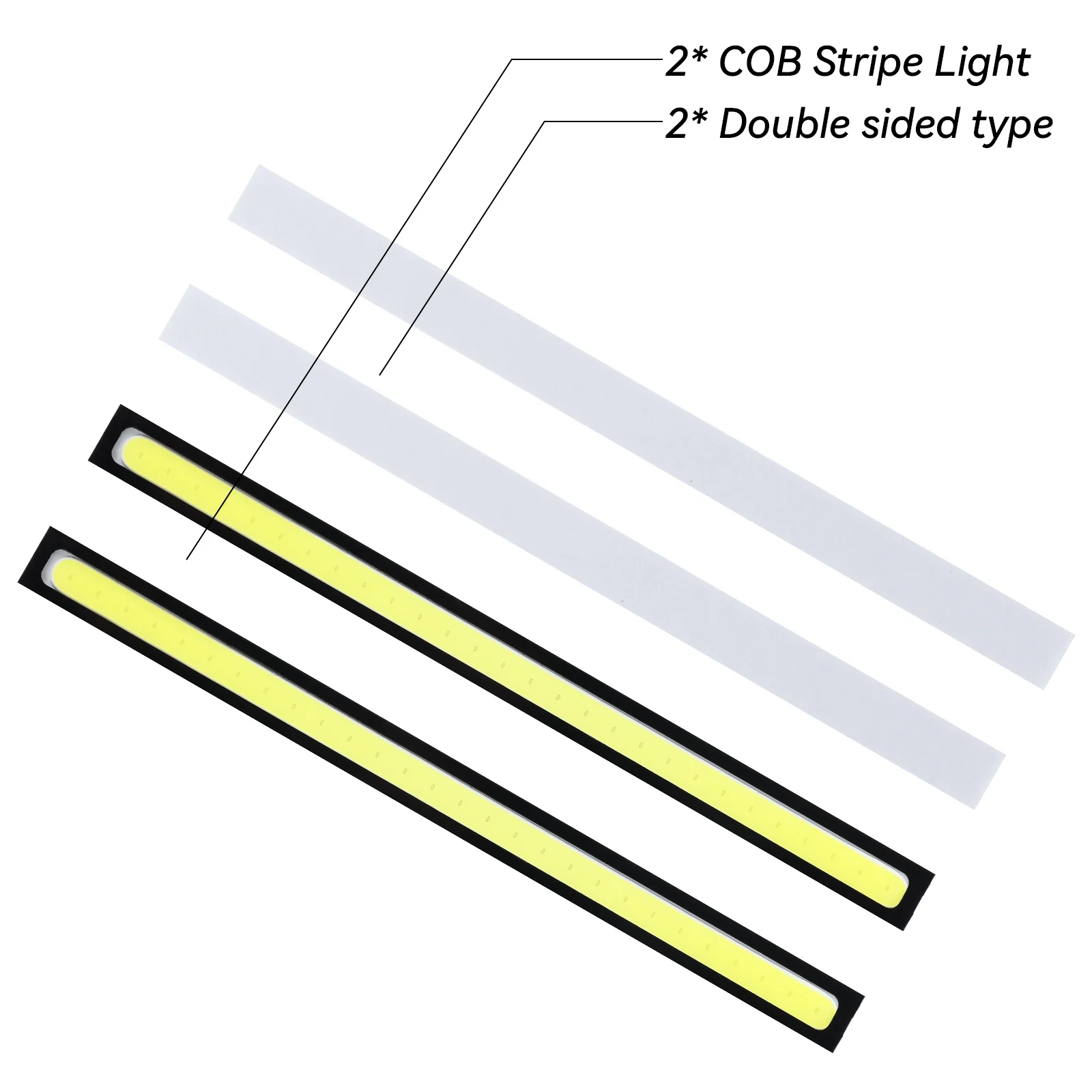 2x LED DRL Ʈ Ʈ ְ   ŰƮ, COB ڵ  Ȱ, 12V ڵ  ,  ڵ ׼