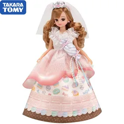 TAKARA TOMY – poupée de Simulation Licca, poupée de mariée douce, articulations pouvant déplacer des ornements de modèle de fille, jouet pour enfants, cadeaux à collectionner 