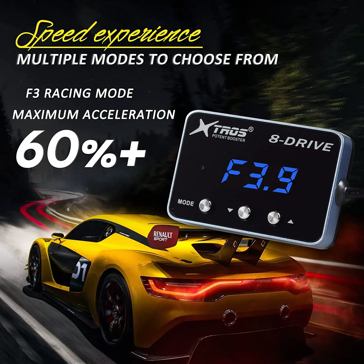 Throttle Response Controller 8 Drive Modes Racing Accelerator WAK-988 for BMW 2002+ Hyundai Genesis 2009+ MINI ONE