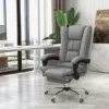 Vinsetto Vibration Massage Office Chair with Heat, Footrest, Gray 2