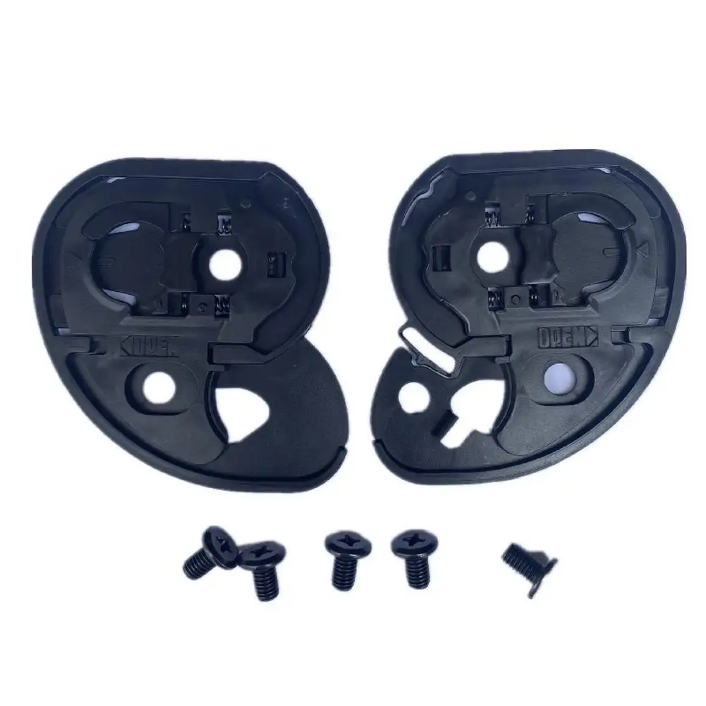 1 Paio Di Piastre Dentate Hjc Supporti Per Casco Moto Base Shield Adaper Compatibile Per Cl-15 Cl-16 Cl-17 Tr-1 Cs-R1 Cs-R3 Cs -15