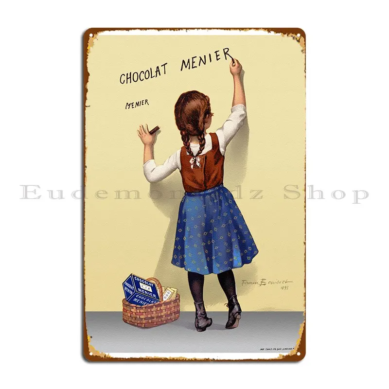 

Chocolat Menier Graffiti Metal Plaque Poster Designer Pub Wall Custom Club Wall Decor Tin Sign Poster