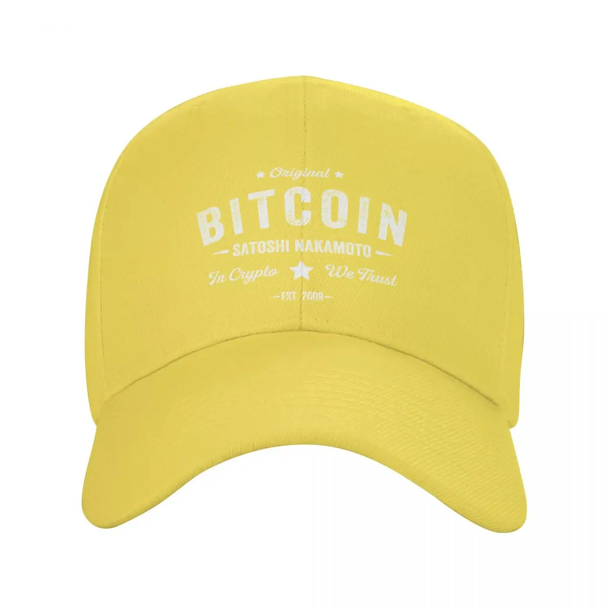Bitcoin Satoshi Nakamoto In Crypto We Trust Baseball Cap Men Women  Adjustable Blockchain Dad Hat Sun Protection Snapback Hats - AliExpress
