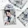 1pcs Kpop Photocard Holder, Keychain Transparent Photo Card Holder,Keychain Kpop ID Badge Holder Student Bus Card 3