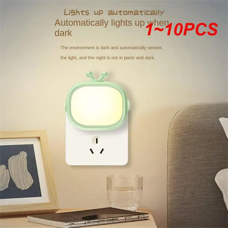 

1~10PCS Led Light Source Wall Plug-in Type Switch Time Setting Intelligent Light-controlled Plug In And Use Energy-saving
