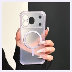 Sleek and Stylish Protective Case with Magsafe Compatibility for Honor 600 Pro (PURPLE)