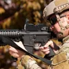 Tactical Riflescope Hunting Optics Red Green Projected Dot Sight Reflex 4 Reticle Scope Collimator Sight for 11mm/20mm Rail 6