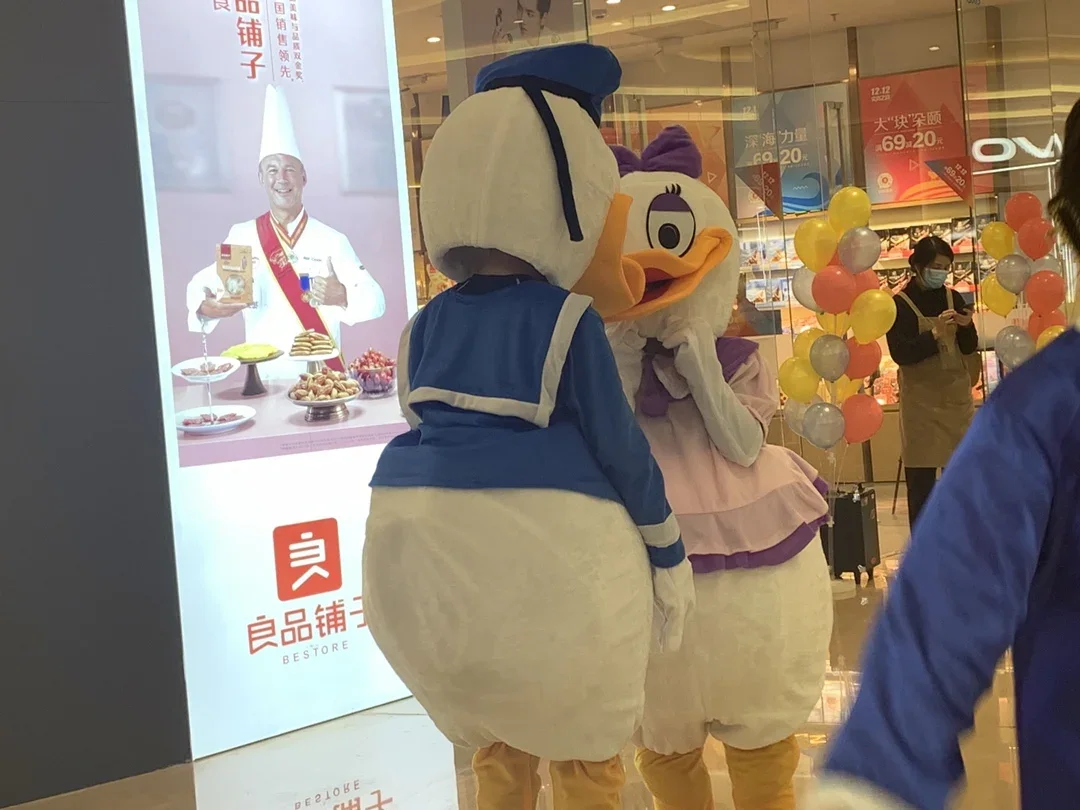 Cosplay Donald Duck Boy and Daisy Duck Girl Cartoon character costume Mascot Advertising Fancy Dress Party Animal carnival prop mascot costume